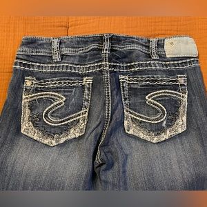 Silver bootcut jeans